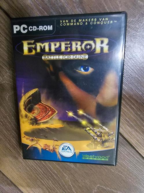 Emperor: Battle for Dune - PC CD-ROM, Spelcomputers en Games, Games | Pc, Gebruikt, Strategie en Constructie, 1 speler, Vanaf 12 jaar