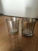 Waxinelichten zilver met patroon, Gusta, Ophalen of Verzenden, Nieuw, Minder dan 25 cm