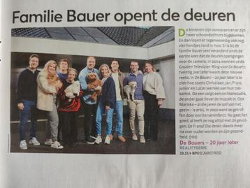 Familie Bauer Artikel Knipsel  beschikbaar voor biedingen