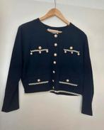 Vintage dames blazer merk Rectangle Blanc maat M/38, Maat 38/40 (M), Blauw, Ophalen of Verzenden, Jasje
