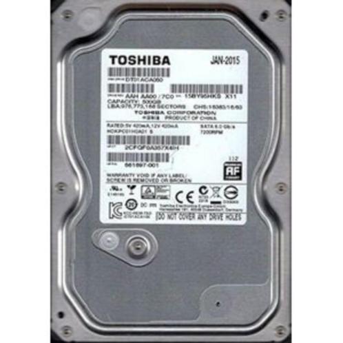 HD Toshiba 500 GB, Computers en Software, Harde schijven, Zo goed als nieuw, Desktop, Intern, HDD, SATA, Ophalen of Verzenden