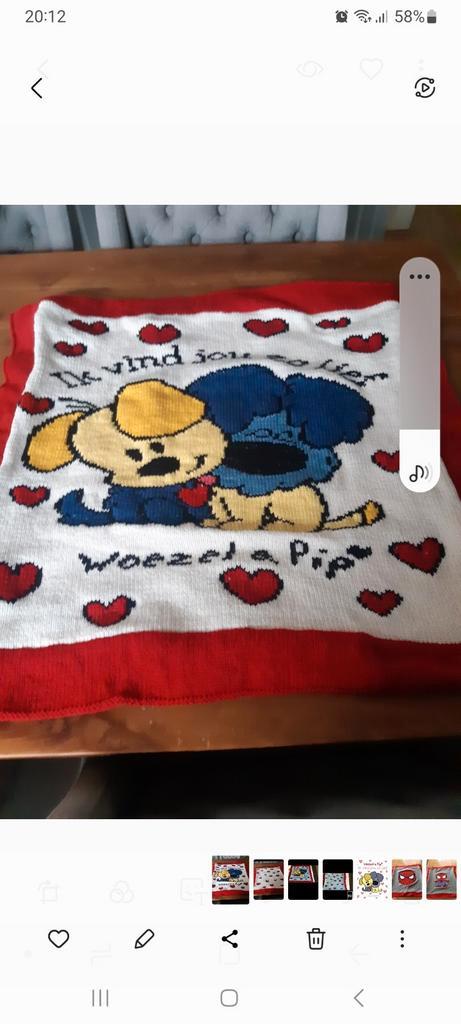 Woezel en Pip kleed., Kinderen en Baby's, Kinderkamer | Beddengoed, Zo goed als nieuw, Kussen, Jongetje of Meisje, Ophalen of Verzenden