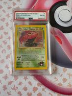 Erika's Vileplume Holo - Gym Heroes PSA 8, Hobby en Vrije tijd, Verzamelkaartspellen | Pokémon, Ophalen of Verzenden, Zo goed als nieuw