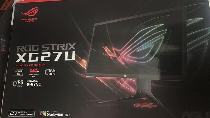 ASUS ROG Strix XG27U Gaming Monitor - 27 inch 4K, Computers en Software, Monitoren, Nieuw, 101 t/m 150 Hz, DisplayPort, Gaming