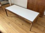 vintage salontafel met keerbaar blad, Ophalen, Gebruikt, 100 tot 150 cm, Teakhout