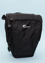 Lowepro Toploader Zoom 50AW II met regenhoes en schouderriem, Ophalen of Verzenden, Zo goed als nieuw, Schoudertas, Lowepro