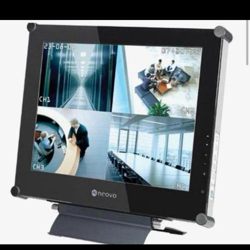 Proffesionele monitoren 7 stuks (camerabewaking), Computers en Software, Monitoren, Zo goed als nieuw, DVI, VGA, Draaibaar, Kantelbaar