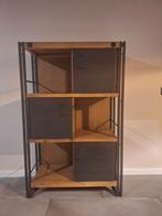 Mango Houten Vakkenkast - Industrieel, Huis en Inrichting, Kasten | Boekenkasten, Ophalen, Zo goed als nieuw, 25 tot 50 cm, 50 tot 100 cm