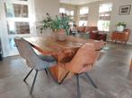 Teak Houten Eettafel, Ophalen, Rechthoekig, 100 tot 150 cm, 100 tot 150 cm