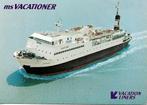 m/s VACATIONER (Vacation Lines) WILLEMSTAD Curaçao, Ophalen of Verzenden, Nieuw, Motorboot, Kaart, Foto of Prent
