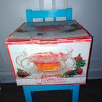 Punch set /Bowl set Picardie les Verreries de Saint Gobain, Ophalen, Overige stijlen, Glas, Schaal of Schalen