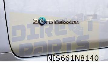 Nissan Leaf / e-NV200 / Townstar embleem tekst "Zero Emissio beschikbaar voor biedingen