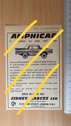 Amphicar advertentie 1965, Overige merken, Ophalen of Verzenden, Zo goed als nieuw