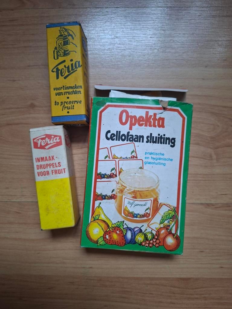 Vintage Inmaak Benodigdheden - Feria & Opekta, Ophalen, Gebruikt