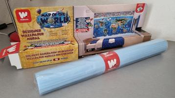 Wereldkaart behang – Walltastic wallpaper mural  - NIEUW beschikbaar voor biedingen