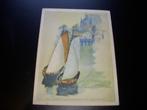 Menukaart Stoomvaart Maatschappij Nederland M.S Oranje 1950, Verzamelen, Ophalen of Verzenden, Gebruikt, Motorboot, Gebruiksvoorwerp