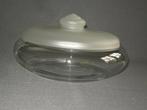 schalen met gesatineerd deksel, div. modellen, Antiek en Kunst, Antiek | Glas en Kristal, Ophalen of Verzenden