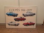 Vintage Opel Coupé poster (1979) in originele lijst, Ophalen, Auto's