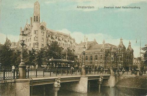 (701-145-027) Amsterdam American Hotel, Verzamelen, Ansichtkaarten | Nederland, Noord-Holland, Verzenden