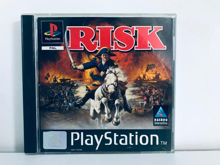PS1 - Risk (Compleet), Spelcomputers en Games, Games | Sony PlayStation 1, Zo goed als nieuw, Racen en Vliegen, 1 speler, Vanaf 3 jaar