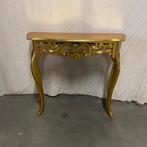 Barok sidetable - 90 x 31 cm - Goud - Bij TTM Wonen, 50 tot 100 cm, Www.ttmwonen.nl, Nieuw, Ophalen of Verzenden