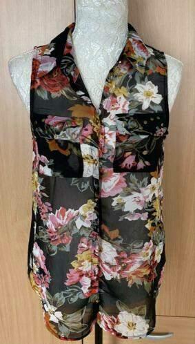 Only top maat 36 [nr1], Kleding | Dames, Tops, Zo goed als nieuw, Maat 36 (S), Zwart, Zonder mouw, Ophalen of Verzenden