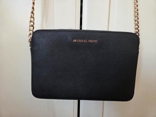 MICHAEL KORS CROSSBODY BAG...zwart...MOOI MODELLETJE!, Sieraden, Tassen en Uiterlijk, Tassen | Damestassen, Gebruikt, Zwart, Ophalen of Verzenden