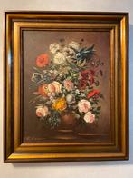 Bloemen schilderij, Antiek en Kunst, Ophalen