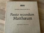 4 LPs Passio Secundum Matthaeum - Matthäus Passion, Cd's en Dvd's, Verzenden, Barok, Zo goed als nieuw, 12 inch