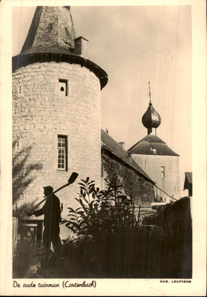 Cortenbach - De oude Tuinman, Verzamelen, Ansichtkaarten | Nederland, Gelopen, Limburg, Voor 1920, Ophalen of Verzenden