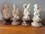 4 oosterse figuren op natuurstenen voet, Ophalen of Verzenden