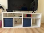 KALLAX TV cabinet, white, 147x60 cm, Ophalen, Gebruikt, 100 tot 150 cm, Minder dan 100 cm