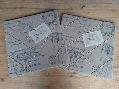Prikbord/memobord in Frans thema, 50 x 50 cm, Huis en Inrichting, Woonaccessoires | Memoborden, Nieuw, Ophalen