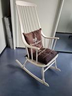 Schommelstoel wit, Huis en Inrichting, Stoelen, Ophalen, Gebruikt, Wit, Eén