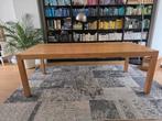Houten eettafel (220 x 100 cm) van Goossens., Huis en Inrichting, Ophalen, 100 tot 150 cm, Eikenhout, 200 cm of meer