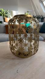Gouden lantaarn voor kaars, Overige kleuren, 25 tot 50 cm, Rond, Ophalen of Verzenden