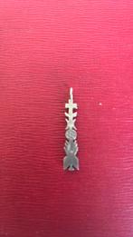 Gevelteken zilver hanger 835 keur, Ophalen of Verzenden, Gebruikt, Zilver, Zilver