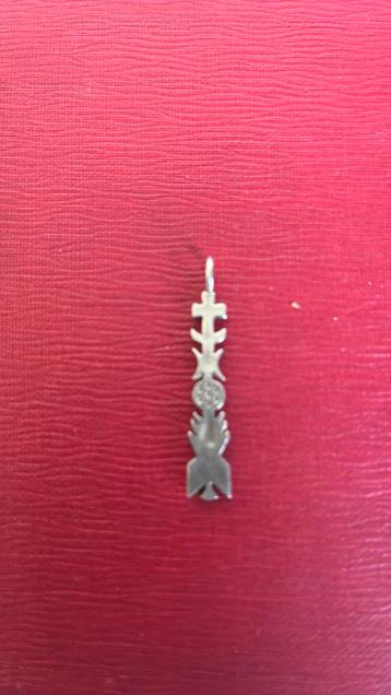 Gevelteken zilver hanger 835 keur beschikbaar voor biedingen