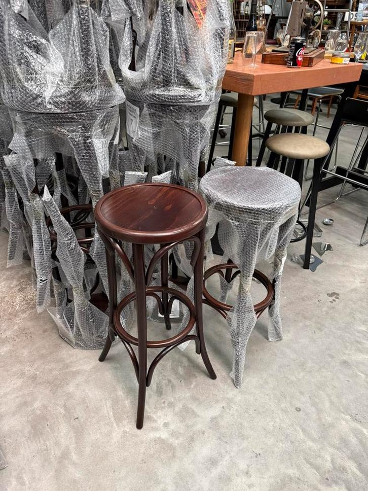 Bistro barkrukken thonet krukken retro vintage klassiek, Huis en Inrichting, Barkrukken, Nieuw, 60 tot 90 cm, Hout, 5 krukken of meer