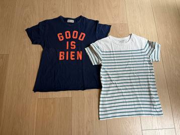 T-shirts maat 134 - Zo goed als nieuw! beschikbaar voor biedingen