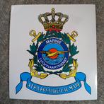 Leuke sticker.   Marine LUCHTVAARTDIENST., Verzamelen, Militaria | Algemeen, Ophalen of Verzenden, Marine, Nederland, Embleem of Badge