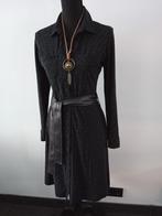 Studio Anneloes travelstof Blouse Jurk met Riem - Mt xs s, Kleding | Dames, Jurken, Maat 38/40 (M), Zwart, Ophalen of Verzenden