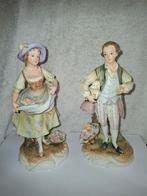 Vintage beeldjes Schaapherders Man & Vrouw, Antiek en Kunst, Ophalen of Verzenden