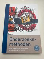 Onderzoeksmethoden - Scheepers, Tobi, Boeije, Boom, Zo goed als nieuw, Gamma, HBO