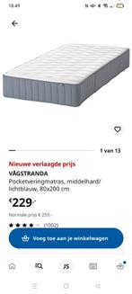 Nieuw, matras 80x200, Huis en Inrichting, Slaapkamer | Matrassen en Bedbodems, Ophalen, Eenpersoons, Nieuw, 80 cm