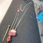 zware PROFESSIONELE lewis kettingtakel hijstoestel 3000 kg, Ophalen, Gebruikt, Handmatig