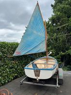 Victoria Jol polyester zeil-/roeibootje (event. met trailer), Watersport en Boten, Zeilen en Zeiltoebehoren, Gebruikt, Ophalen
