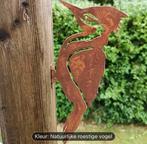 Roestige metalen tuin steker. Specht., Ophalen of Verzenden, Nieuw