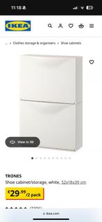 Shoes cabinet/storage white, Ophalen, Zo goed als nieuw