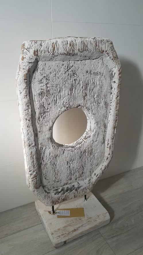 Nieuw houtenornament / beeld op standaard, Antiek en Kunst, Kunst | Beelden en Houtsnijwerken, Ophalen